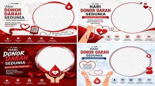 Terbongkar! Desain Twibbon Hari Donor Darah 2026 yang Bikin Viral