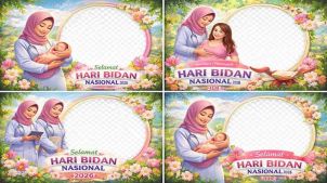 Viral Banget! Twibbon Hari Bidan Nasional 2026 Ini Bikin Dukunganmu Terlihat Lebih Bermakna