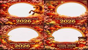 Twibbon Imlek 2026 Lagi Viral! Cara Mudah Ikut Meriahkan Tahun Baru Cina Tanpa Ribet