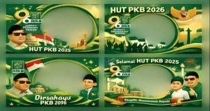 Twibbon HUT PKB 2026 Viral di Media Sosial! Cara Mudah Pasang Twibbon Keren Lewat Rajaframe.com