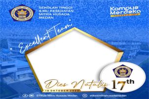 Rayakan Dies Natalis 2026 STIKes Mitra Husada Medan dengan Twibbon Keren dari Rajaframe.com