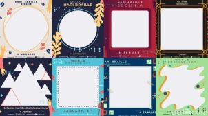 Menulis dalam Terang: Rayakan Hari Braille Sedunia 2026 dengan Twibbon Inspiratif di Rajaframe.com