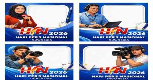 Twibbon Hari Pers Nasional 2026 Viral! Cara Mudah Dukung Pers Indonesia dengan Desain Keren di RajaFrame.com