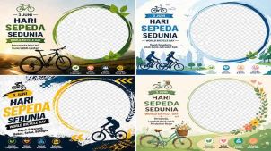 Terbongkar! Desain Twibbon Hari Sepeda Sedunia 2026 yang Bikin Viral
