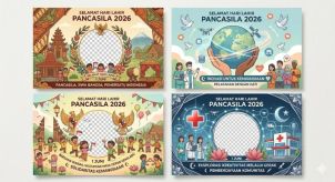 Bikin Profilmu Lebih Nasionalis! Twibbon Hari Lahir Pancasila 2026 Bisa Bikin Semua Orang Kagum