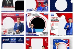 Semarak Biru di Dunia Maya: Rayakan HUT ke-25 Partai Demokrat 2026 Lewat Twibbon Karya Anak Bangsa di Rajaframe.com