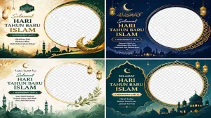 Sambut 1 Muharram 1449 H dengan Twibbon Hari Tahun Baru Islam 2027, Ini Inspirasi Desain dan Platform Pembuatannya!