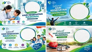 Sambut Hari Kesehatan Nasional 2026 dengan Twibbon Kreatif! Ramaikan Kampanye Hidup Sehat Bersama RajaFrame