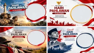 Sambut Hari Pahlawan 2026 dengan Twibbon Kreatif, Ramaikan Semangat Nasionalisme di Media Sosial!